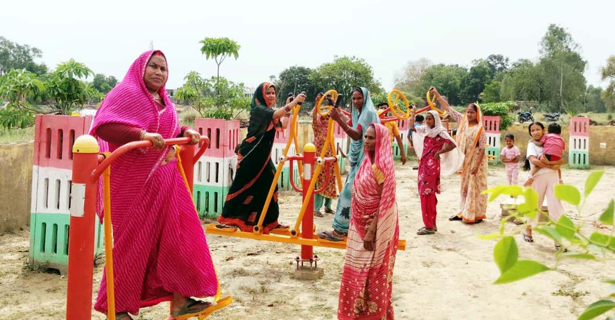 साड़ी में योग, जिम में जोश: हेमलता की पहल बनी महिलाओं के लिए प्रेरणा