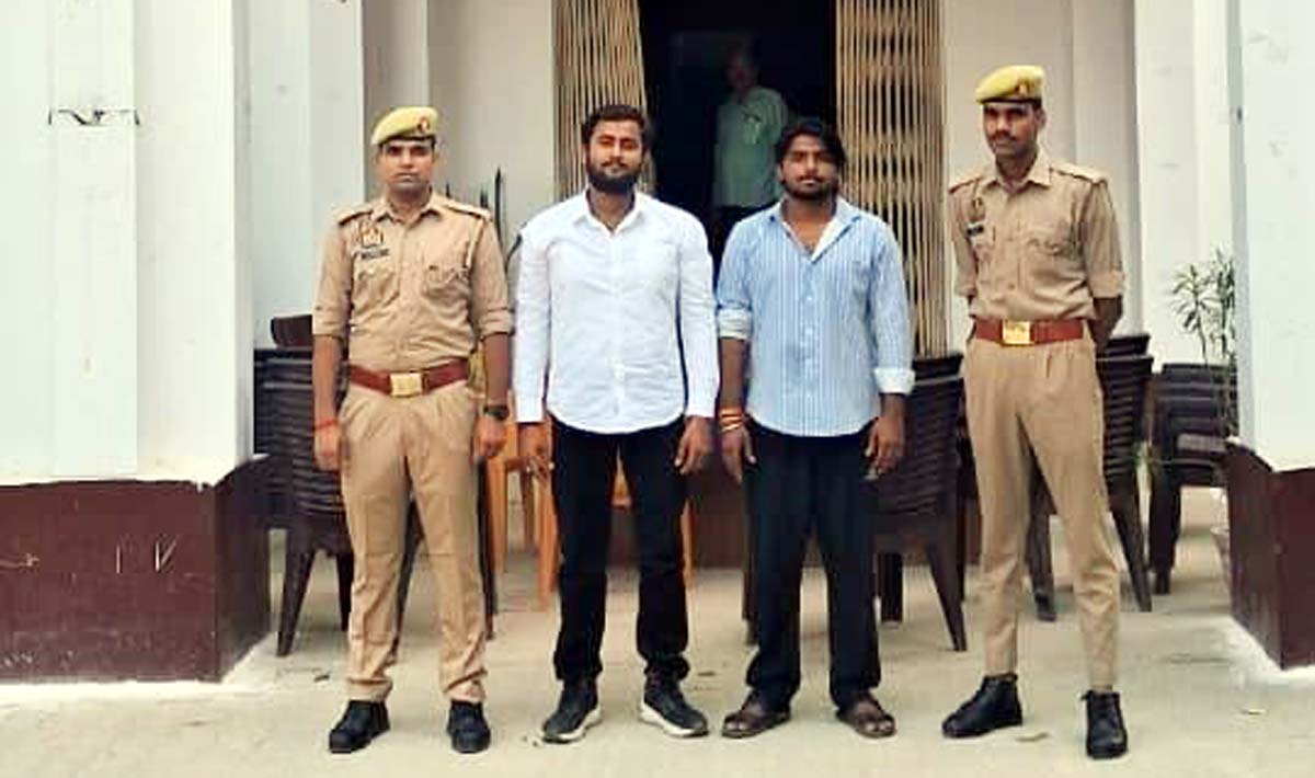 ताबड़तोड़ कार्रवाई,शादीपुर चौराहे पर पथराव-मारपीट मामले में दो गिरफ्तार