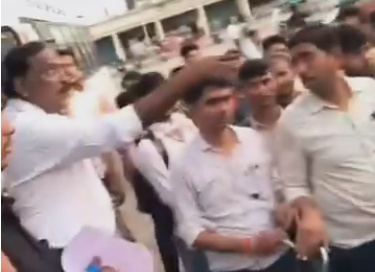 पुलिस भर्ती अभ्यर्थियों से अभद्रता का आरोप, एआरएम का वीडियो वायरल