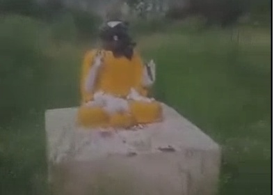 गौतम बुद्ध की प्रतिमा क्षतिग्रस्त मिलने से नाराजगी, जांच में जुटी पुलिस