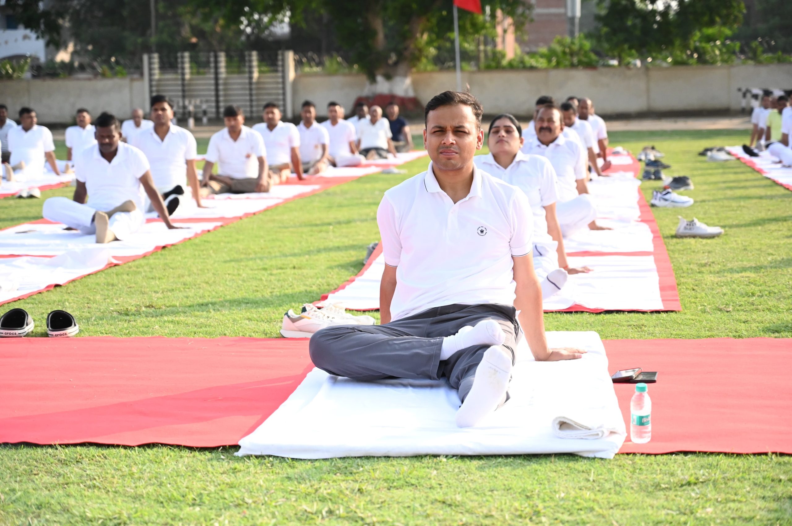स्वस्थ शरीर व सकारात्मक सोच का दिया संदेश,शिविर का किया शुभारंभ