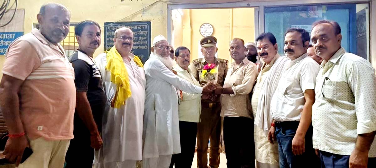 नवागंतुक कस्बा इंचार्ज से मिला व्यापारियों का प्रतिनिधिमंडल