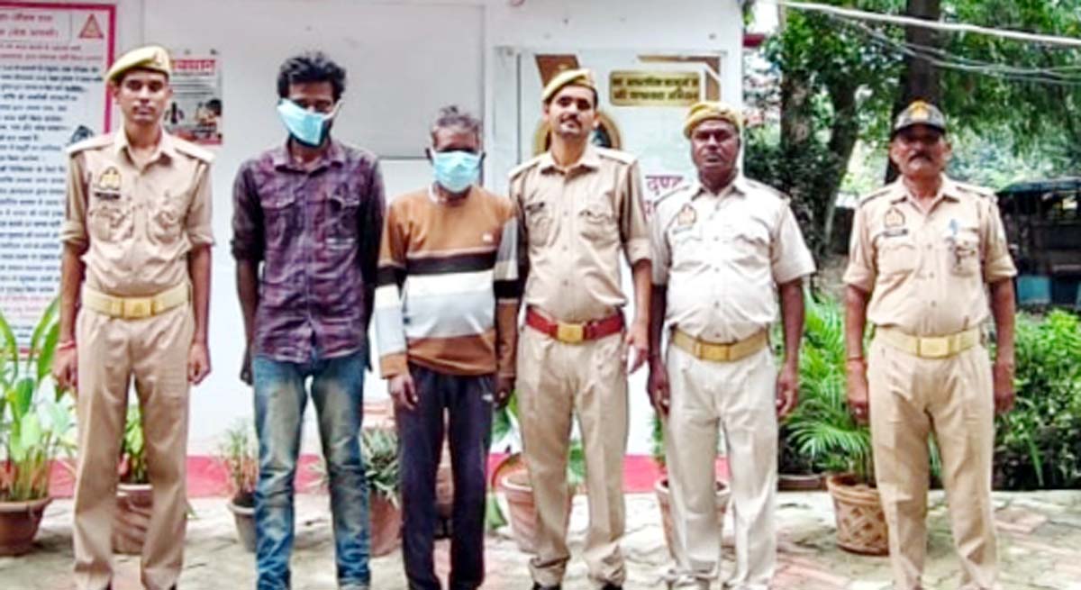 वारंटियों पर बकेवर पुलिस का शिकंजा, दो गिरफ्तार