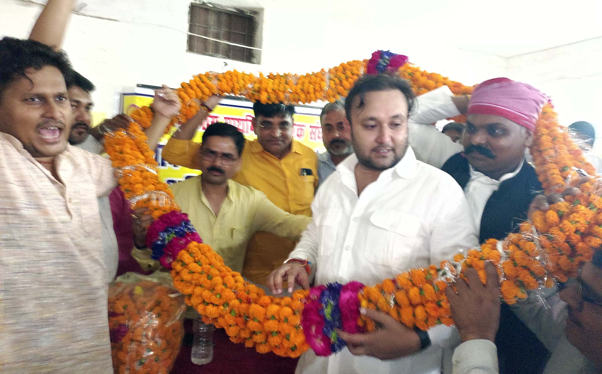 प्राथमिक शिक्षक संघ हथगाम के निर्विरोध अध्यक्ष बने हेमंत