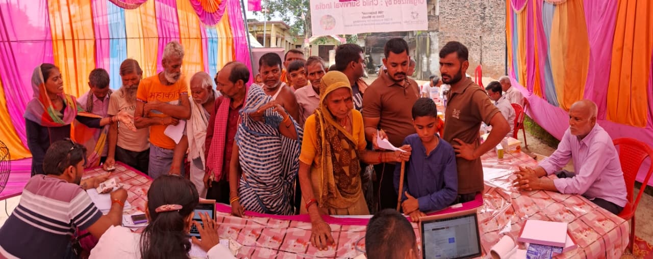 200 से अधिक ग्रामीणों ने लिया बहुविशेषज्ञता स्वास्थ्य शिविर का लाभ