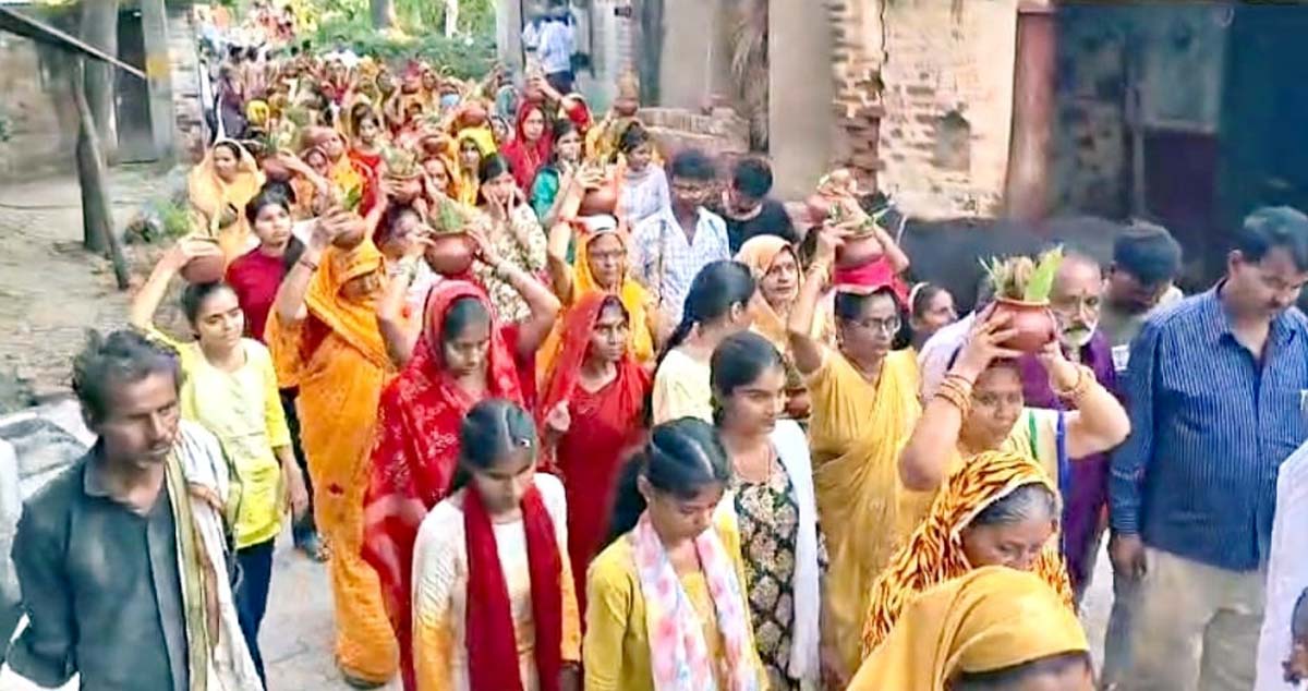कलश यात्रा के साथ श्री शिव महापुराण कथा व रामलीला महोत्सव शुरू