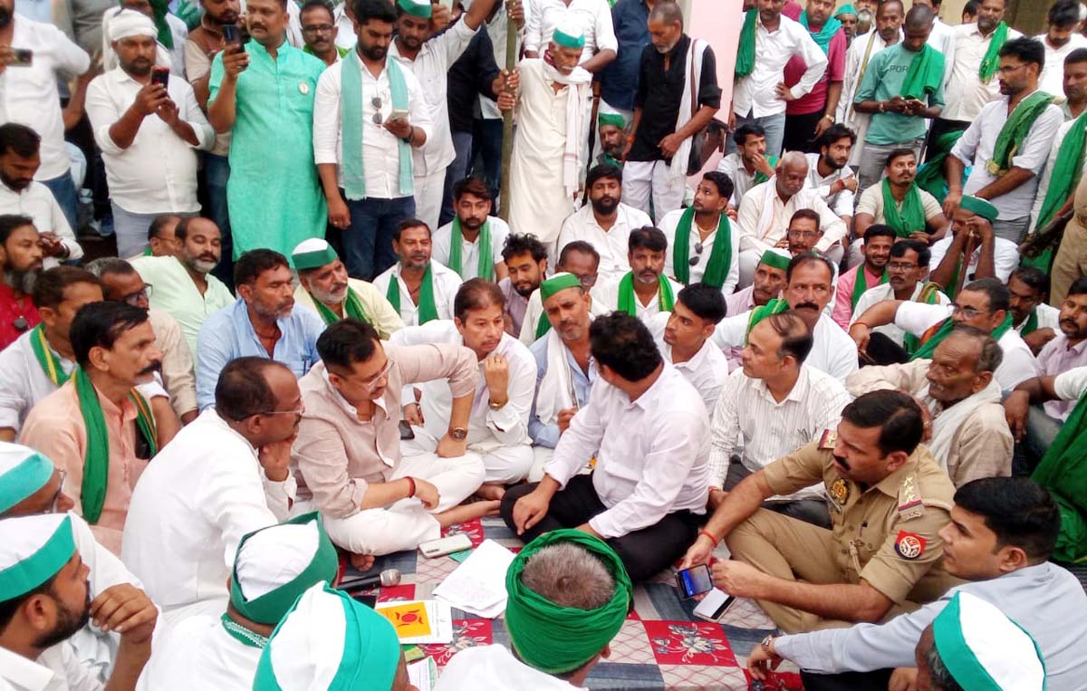 भाकियू अराजनैतिक ने मांगों को लेकर बिंदकी तहसील में की महापंचायत