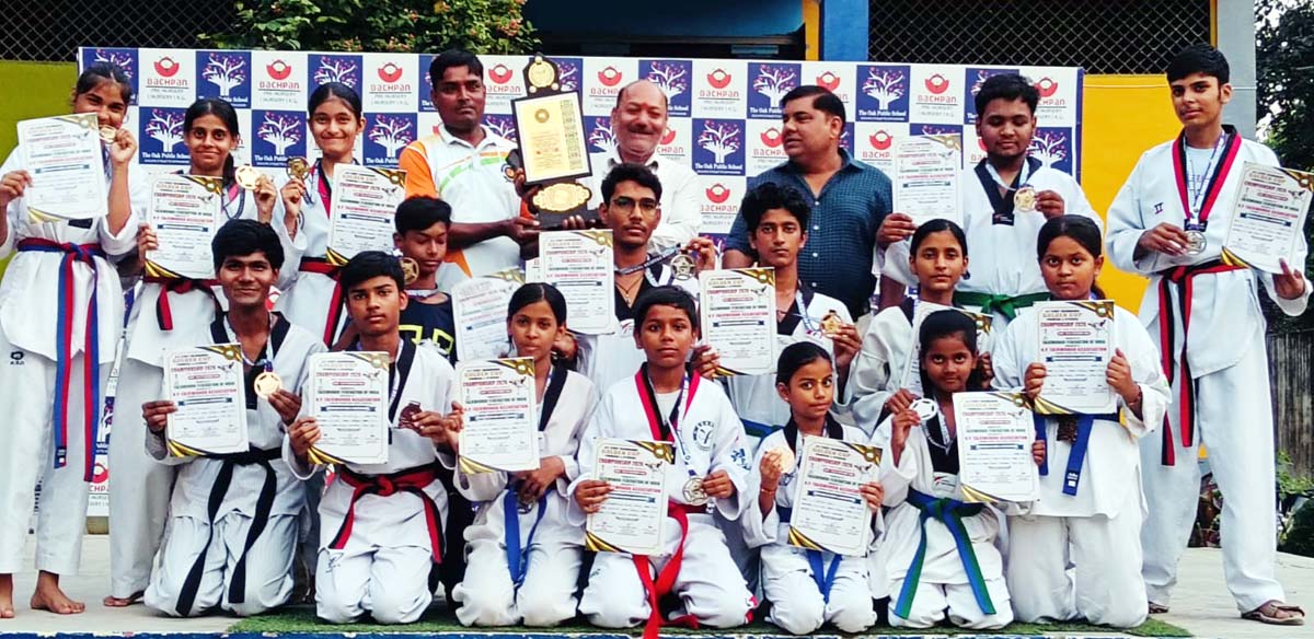 स्टेट ताइक्वांडो चैंपियनशिप में जिले के खिलाड़ियों ने जीते 16 मेडल