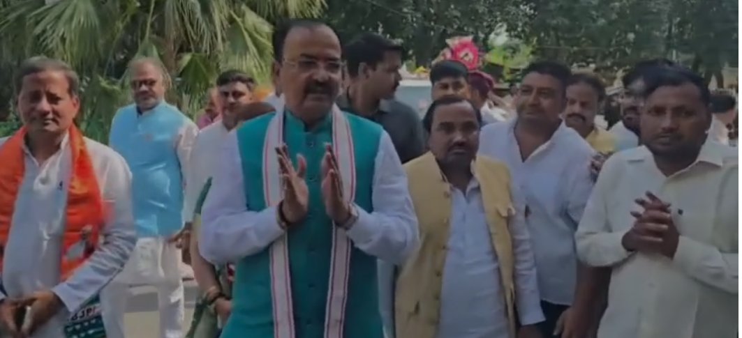 एमएलसी चुनाव की तैयारियों को लेकर जालौन पहुंचे डिप्टी सीएम केशव प्रसाद मौर्य