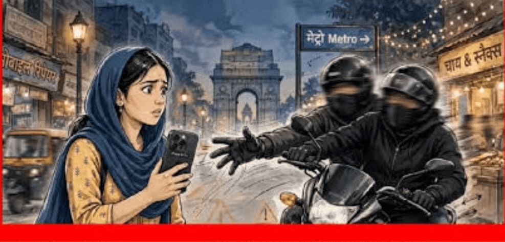 महिला का मोबाइल झपटने वाले दो शातिर समेत तीन गिरफ्तार
