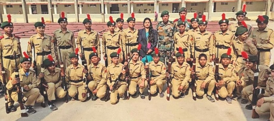 सीएटीसी-72 एनसीसी शिविर में 550 कैडेटों को मिला सैन्य प्रशिक्षण