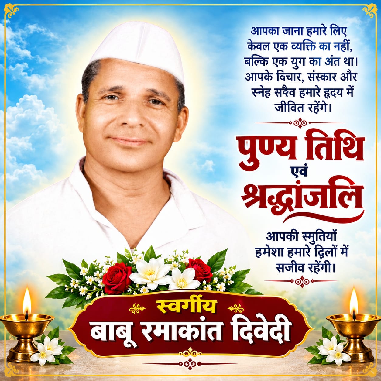जिले के रत्न की तेरहवीं पुण्यतिथि व श्रद्धांजलि में सम्मलित होंगे देश स्तर के गणमान्य