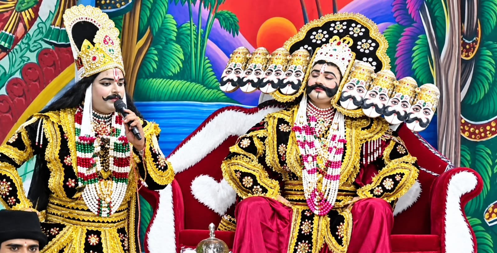 रामलीला के 13वें दिन सीता की खोज और लंका दहन का किया गया मंचन