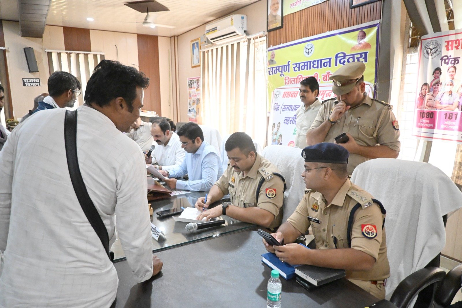 तहसील दिवस के साथ पिंक समाधान दिवस मिशन शक्ति का किया गया आयोजन